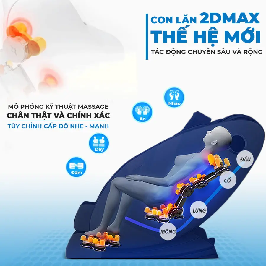 Ghế massage toàn thân OKACHI LUXURY Star JP-I10
