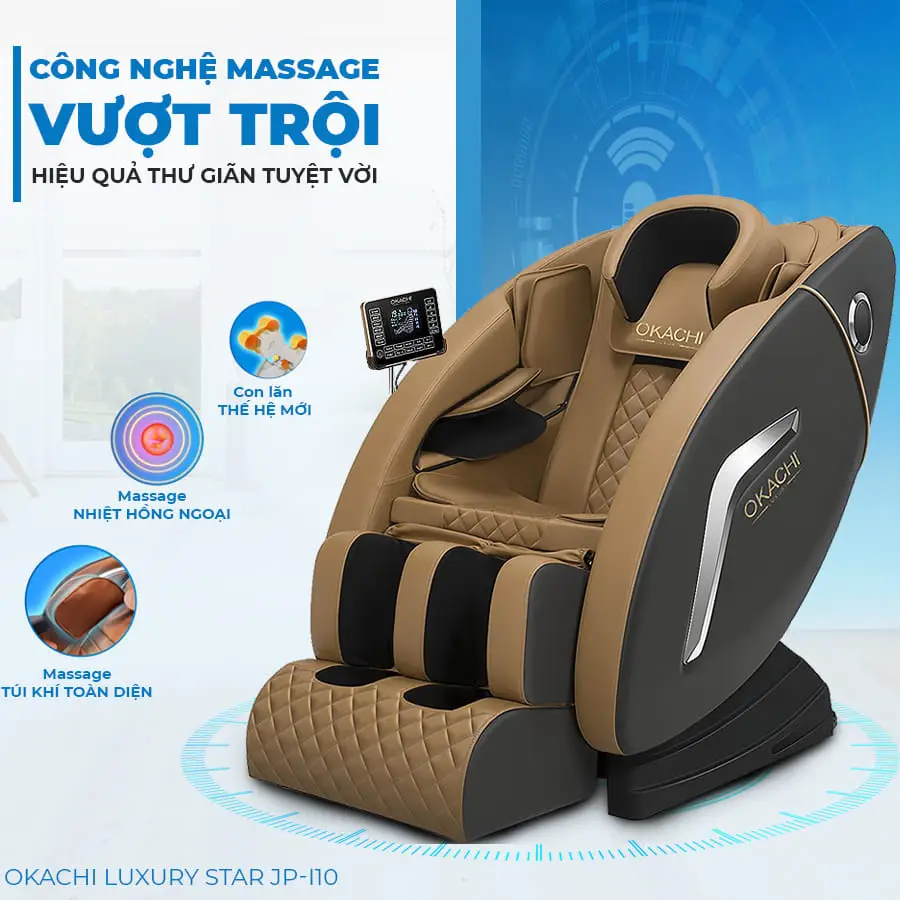 Ghế massage toàn thân OKACHI LUXURY Star JP-I10