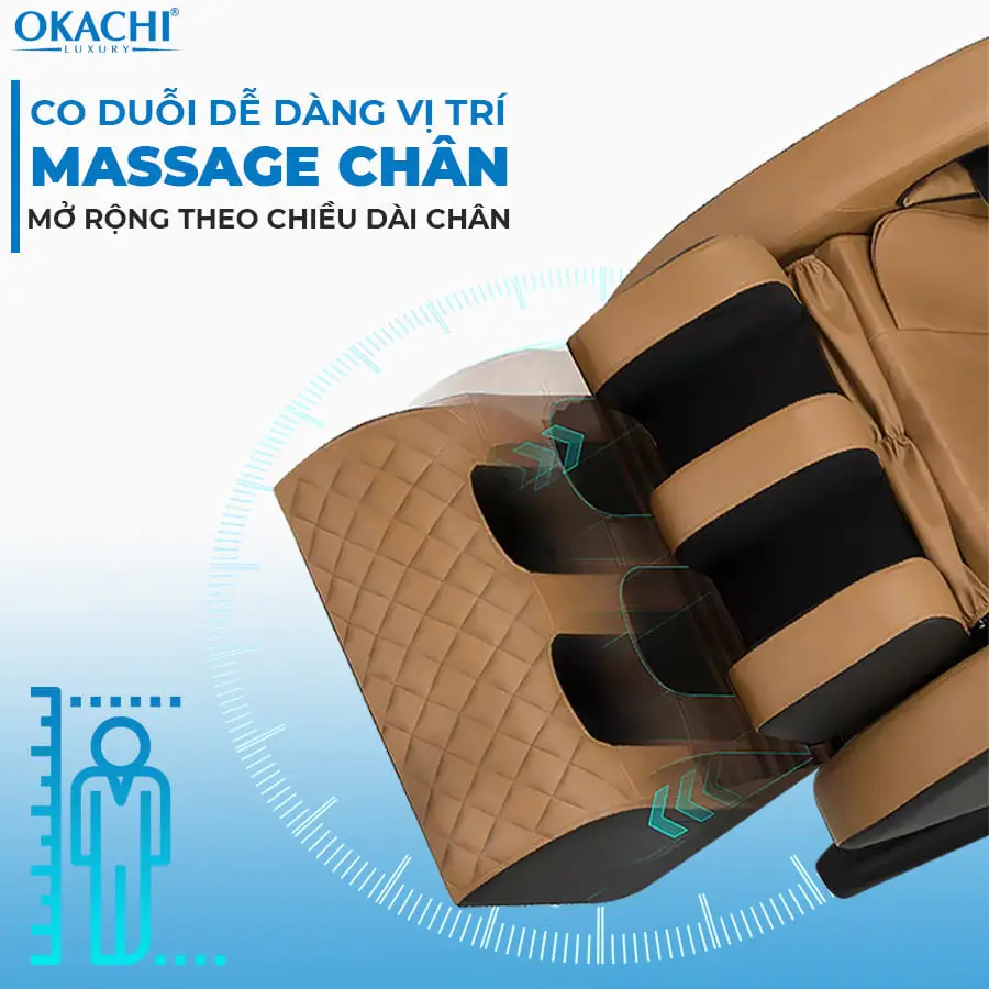 Ghế massage toàn thân OKACHI LUXURY Star JP-I10