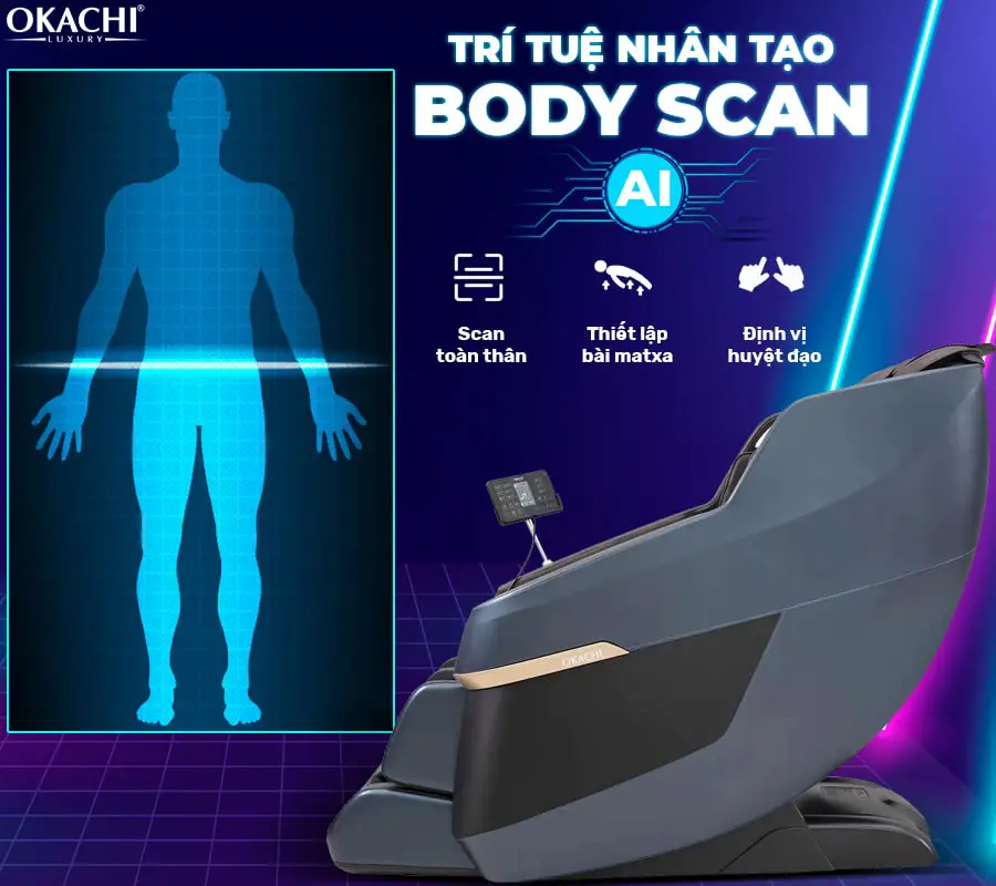 Ghế Massage Toàn Thân OKACHI LUXURY JP-i15