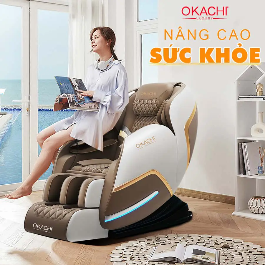Ghế massage toàn thân Okachi Luxury Star JP-i20 Plus