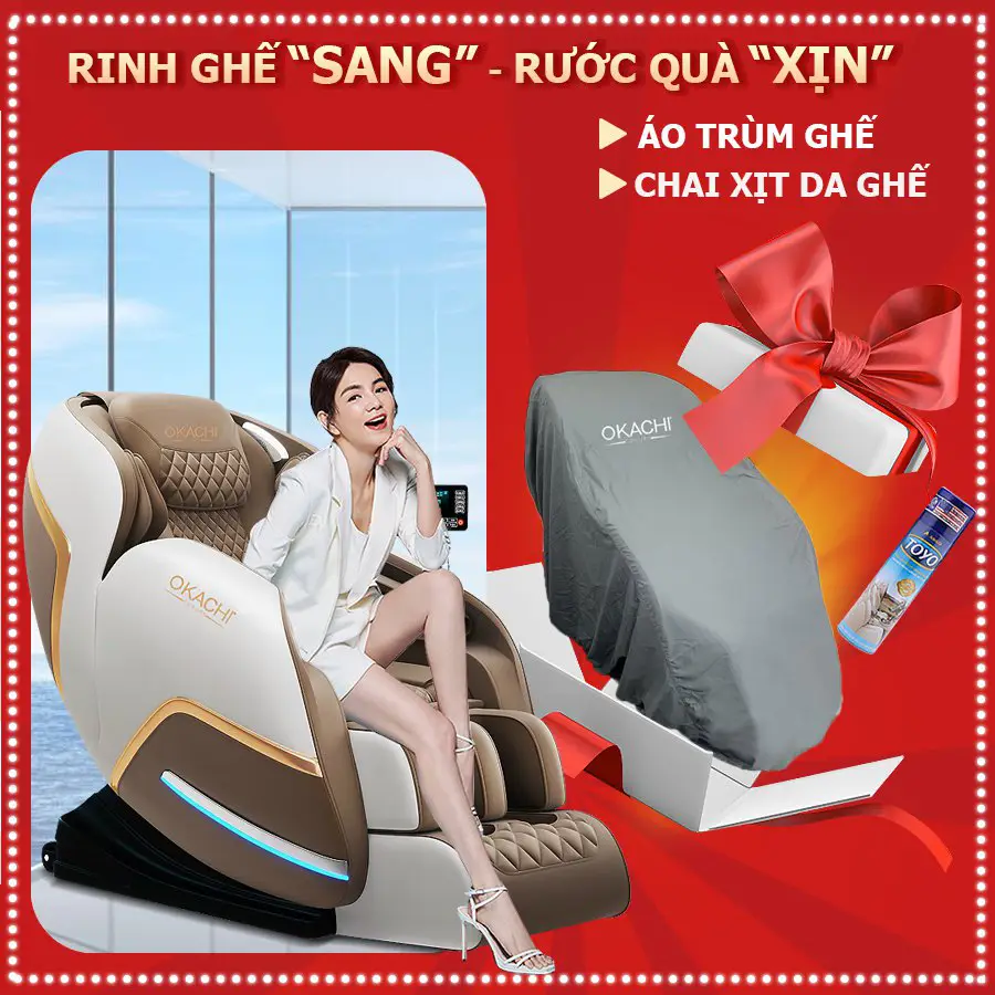 Ghế massage toàn thân Okachi Luxury Star JP-i20 Plus