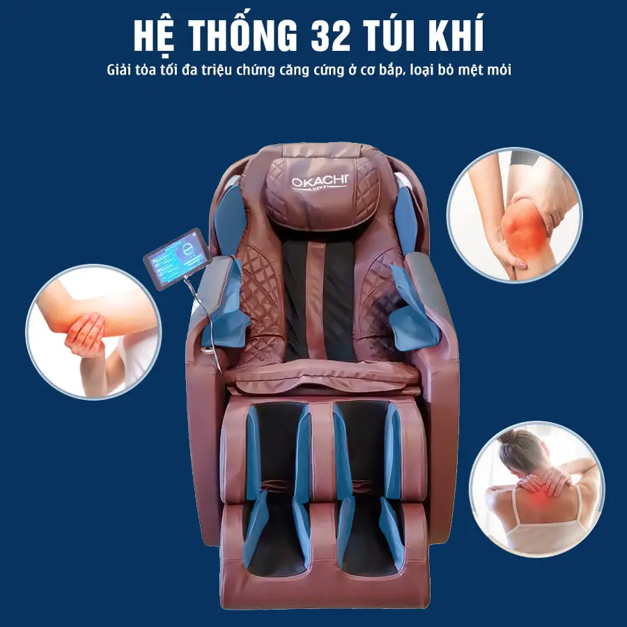 Ghế massage toàn thân Okachi Luxury star JP-i25 plus