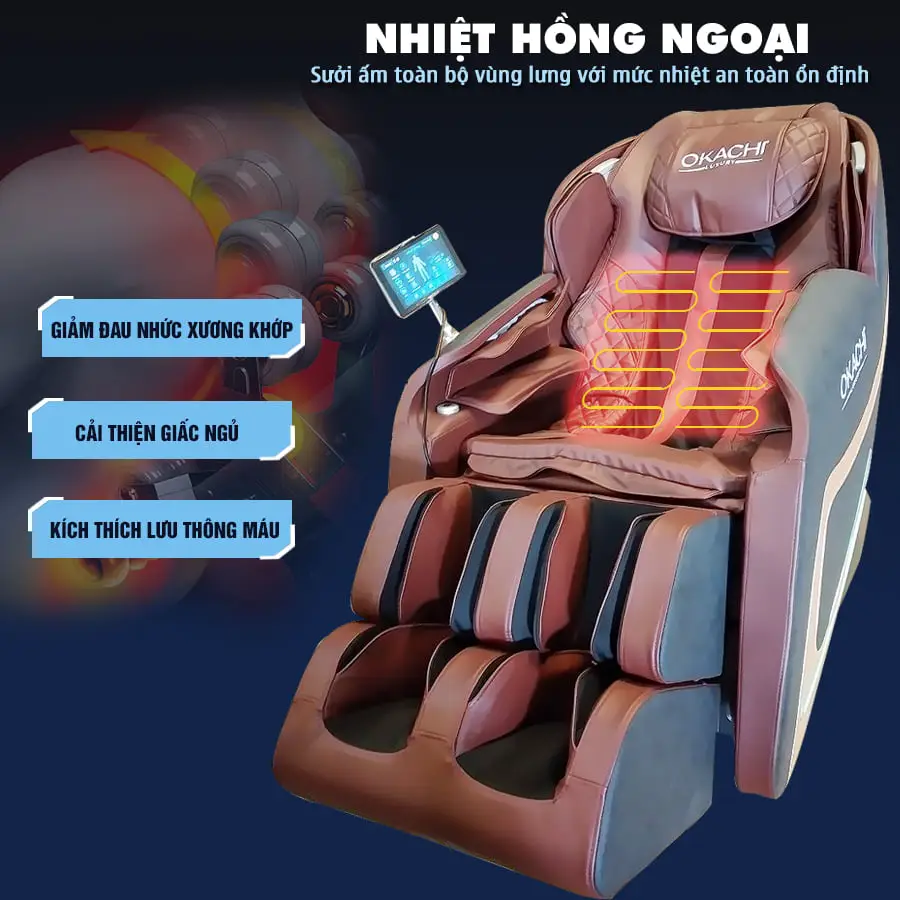 Ghế massage toàn thân Okachi Luxury star JP-i25 plus