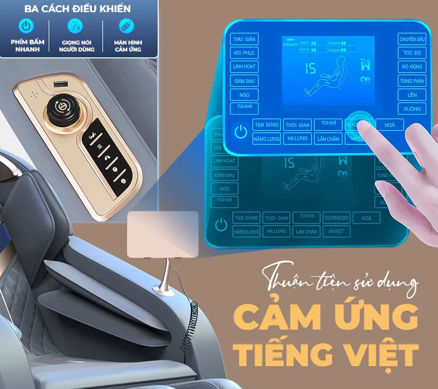 Ghế massage toàn thân OKACHI 4D JP-I50 (cao cấp)