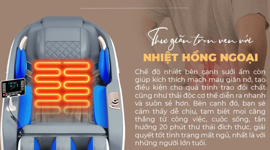Ghế massage toàn thân OKACHI 4D JP-I50 (cao cấp)