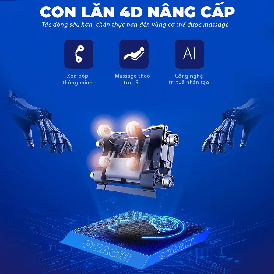 Ghế massage toàn thân OKACHI Star JP-I60