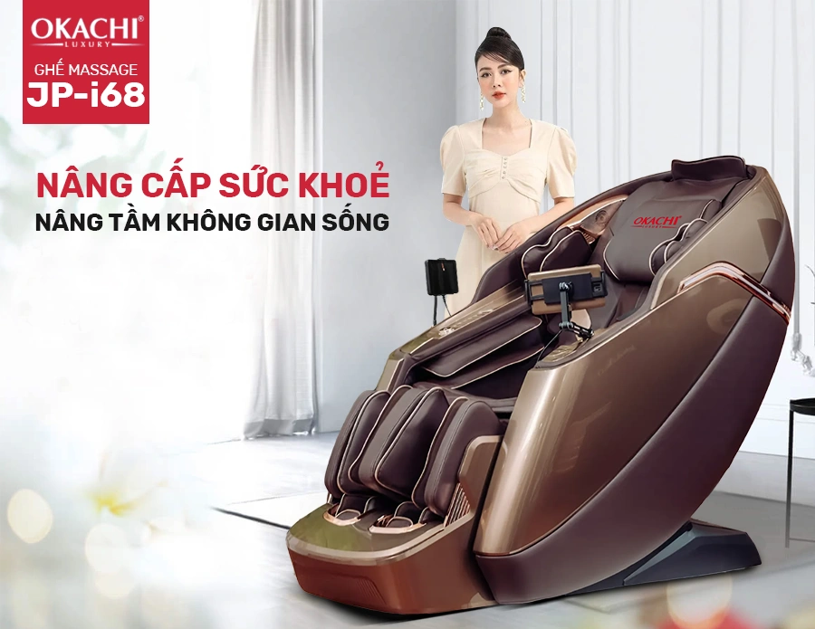 Ghế massage toàn thân OKACHI JP-I68/V7 cao cấp