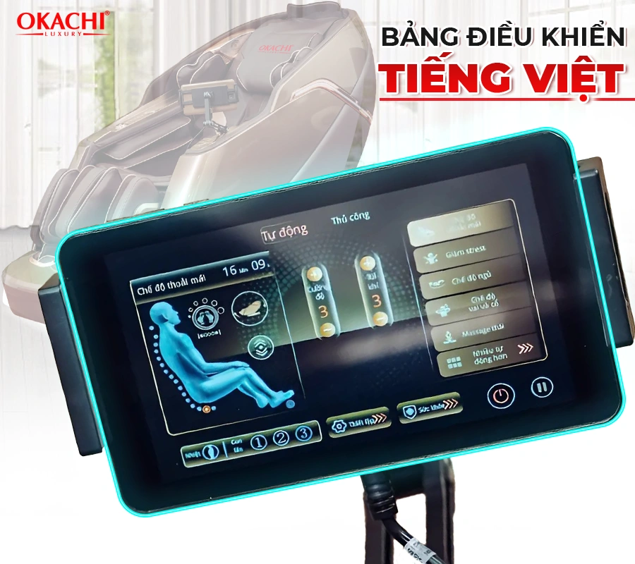 Ghế massage toàn thân OKACHI JP-I68/V7 cao cấp