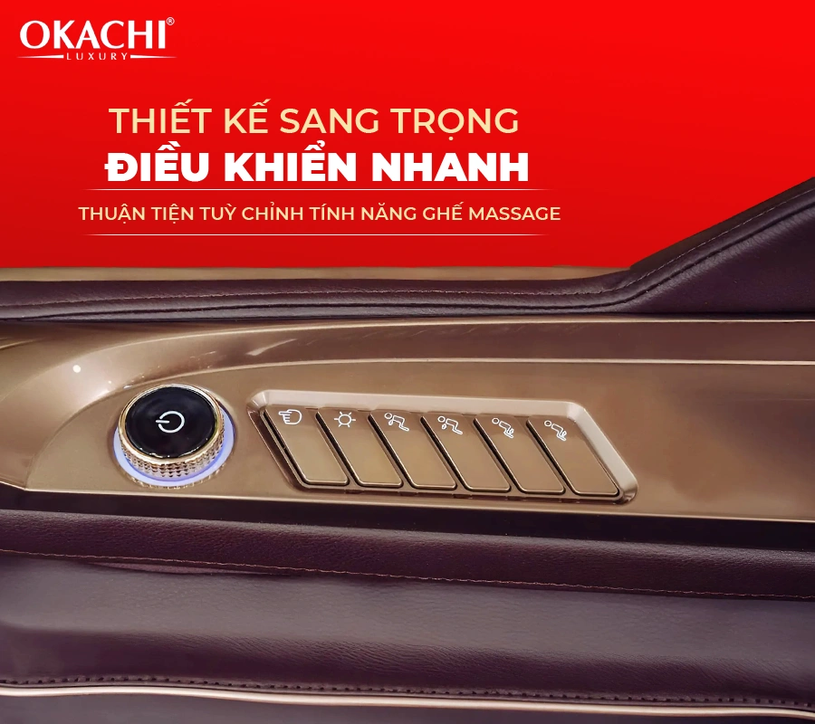Ghế massage toàn thân OKACHI JP-I68/V7 cao cấp