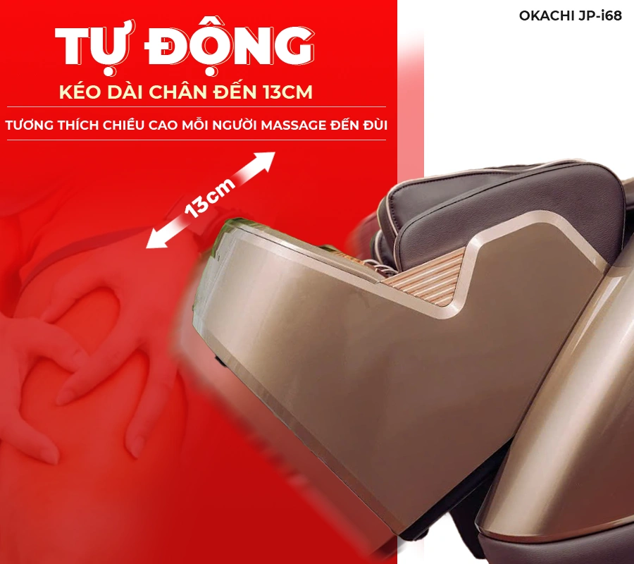 Ghế massage toàn thân OKACHI JP-I68/V7 cao cấp
