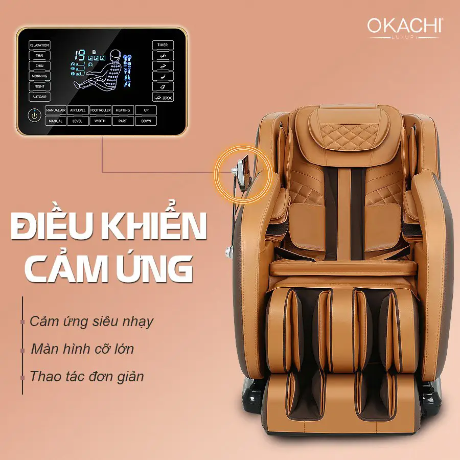 Ghế massage toàn thân OKACHI Luxury JP-I79