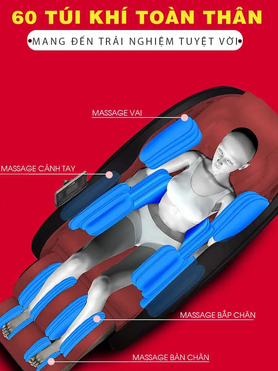 Ghế massage toàn thân OKACHI Luxury JP-I86