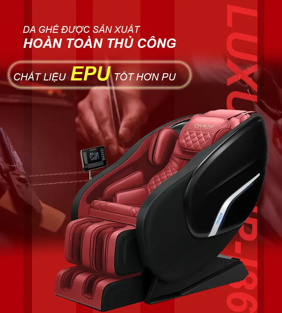 Ghế massage toàn thân OKACHI Luxury JP-I86