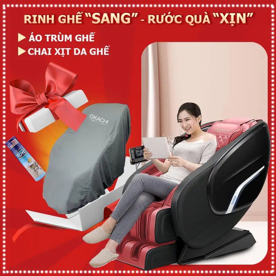 Ghế massage toàn thân OKACHI Luxury JP-I86