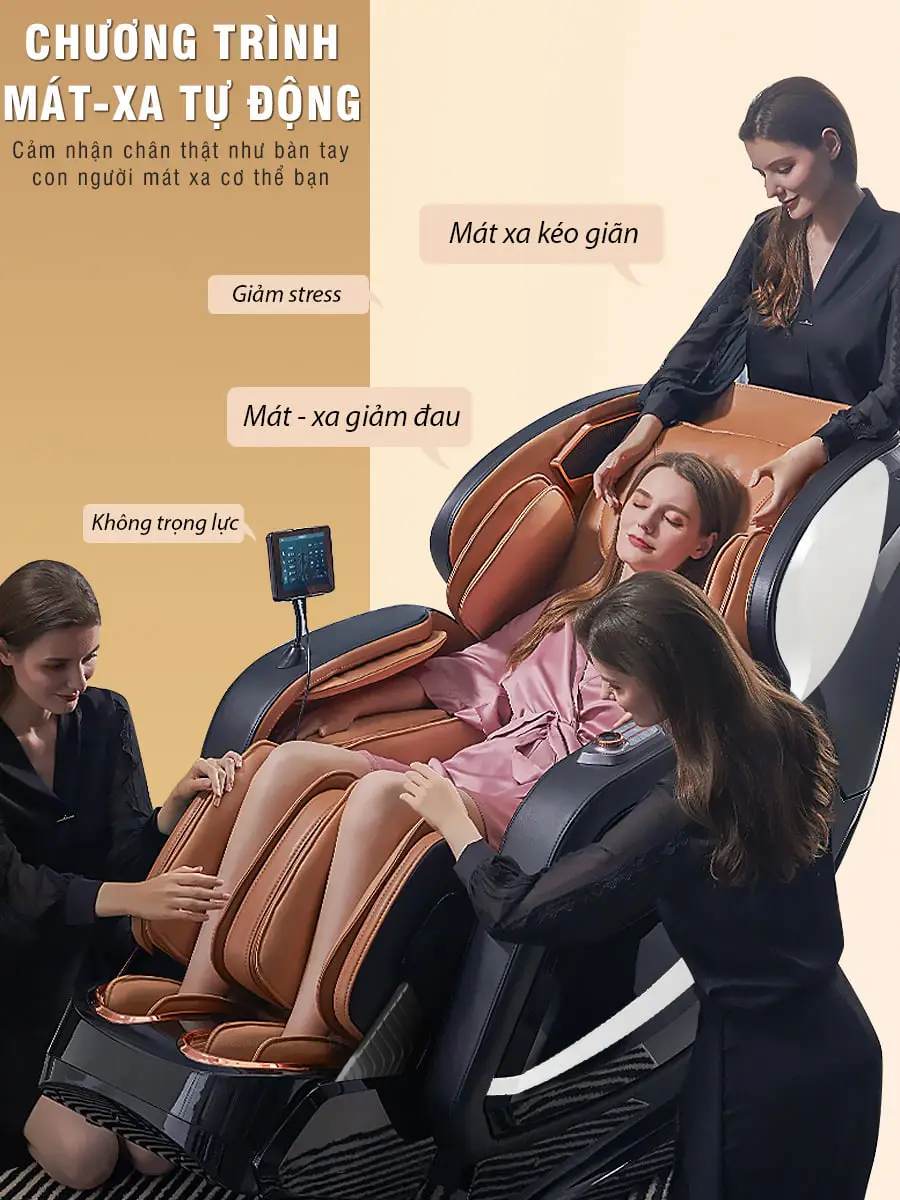 Ghế massage toàn thân OKACHI Luxury 4D JP-I89 (Cao cấp)