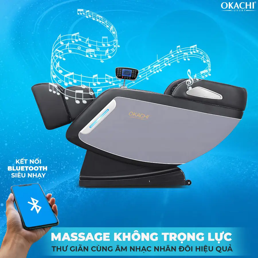 Ghế massage toàn thân OKACHI LUXURY Star JP-I9