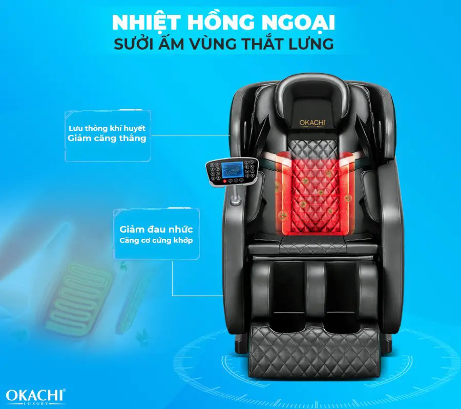 Ghế massage toàn thân OKACHI LUXURY Star JP-I9