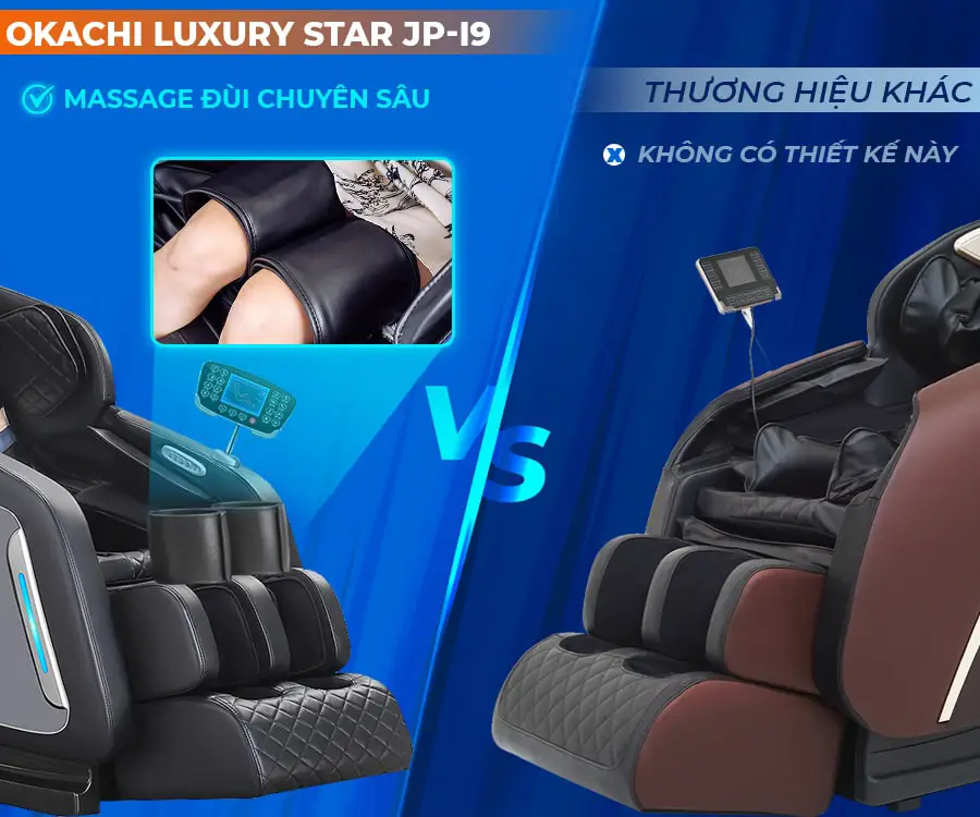Ghế massage toàn thân OKACHI LUXURY Star JP-I9