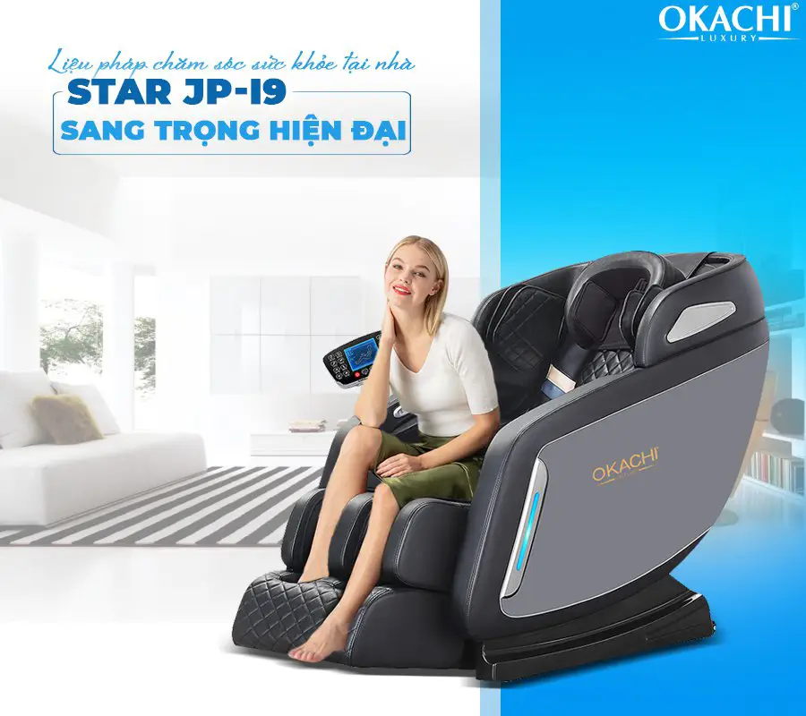 Ghế massage toàn thân OKACHI LUXURY Star JP-I9
