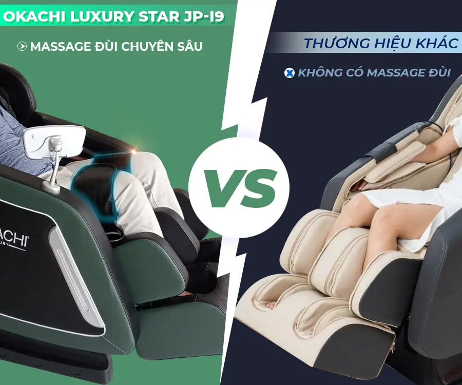 Ghế massage toàn thân OKACHI Luxury Star JP-i9 xanh