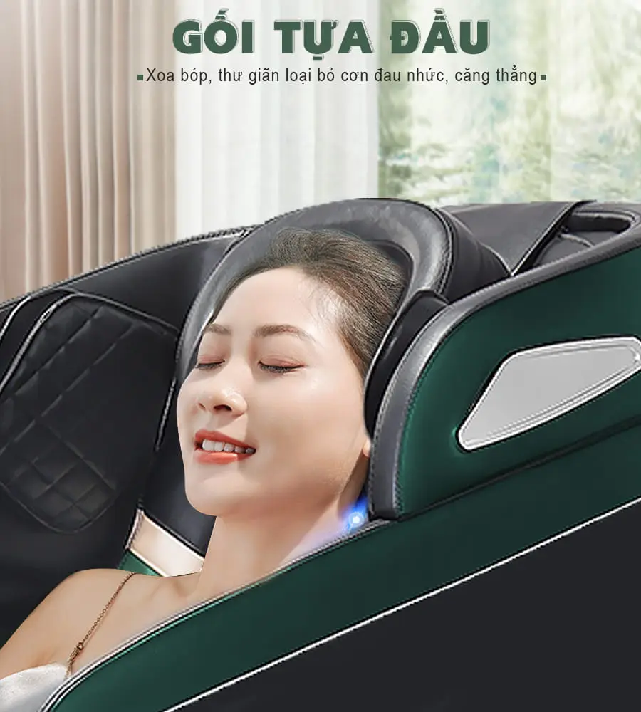 Ghế massage toàn thân OKACHI Luxury Star JP-i9 xanh