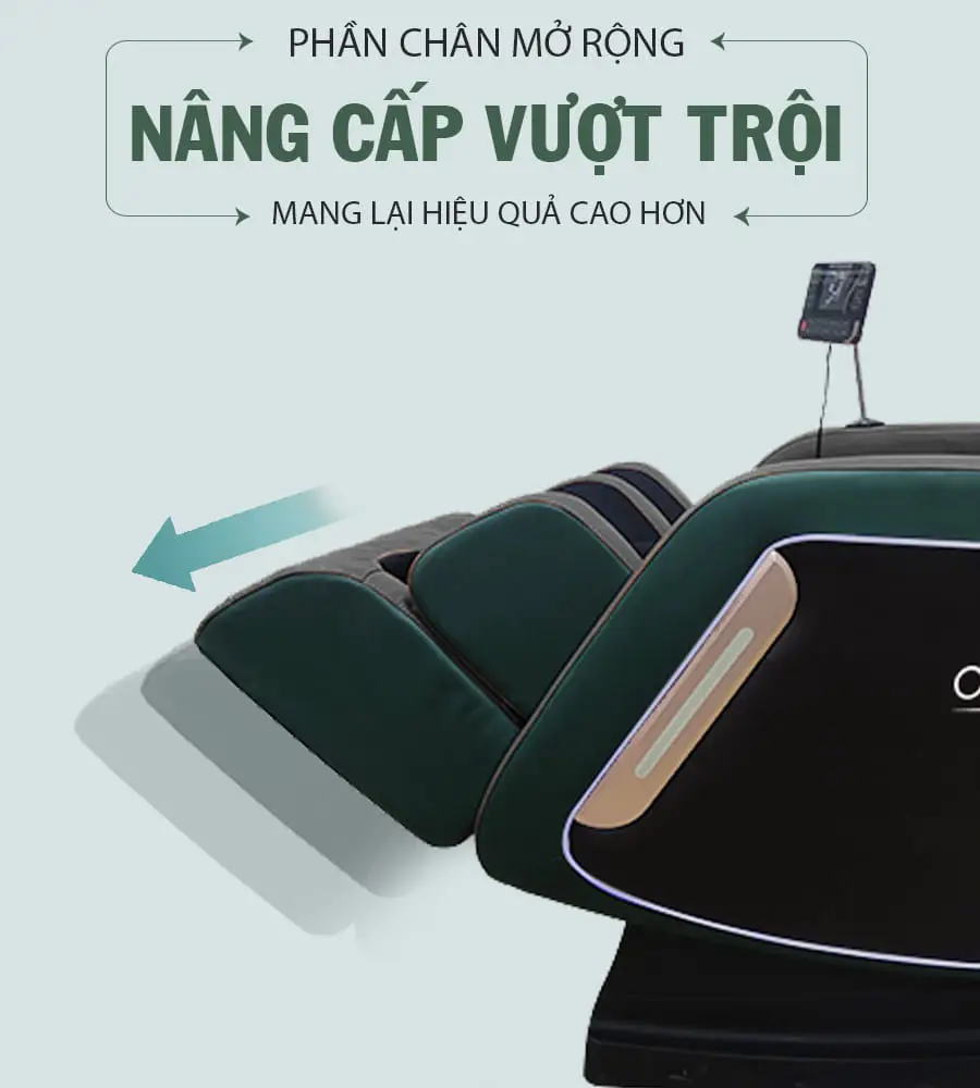 Ghế massage toàn thân OKACHI Luxury Star JP-i9 xanh