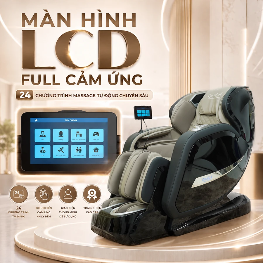 Ghế massage OKACHI JP-I99 xám