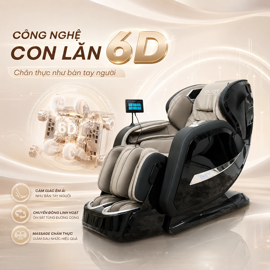 Ghế massage OKACHI JP-I99 xám