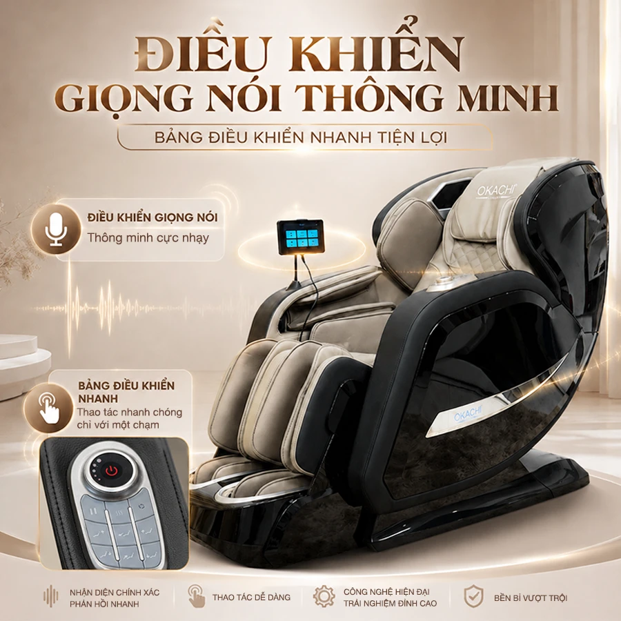 Ghế massage OKACHI JP-I99 xám