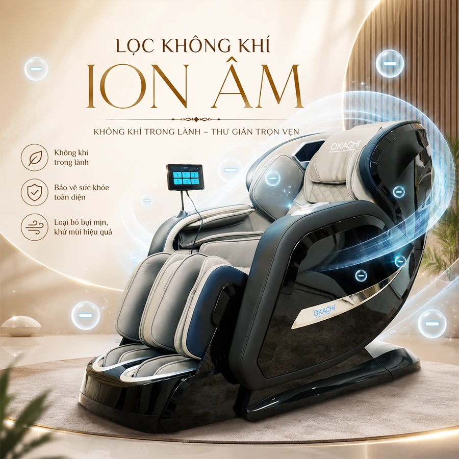 Ghế massage OKACHI JP-I99 xám