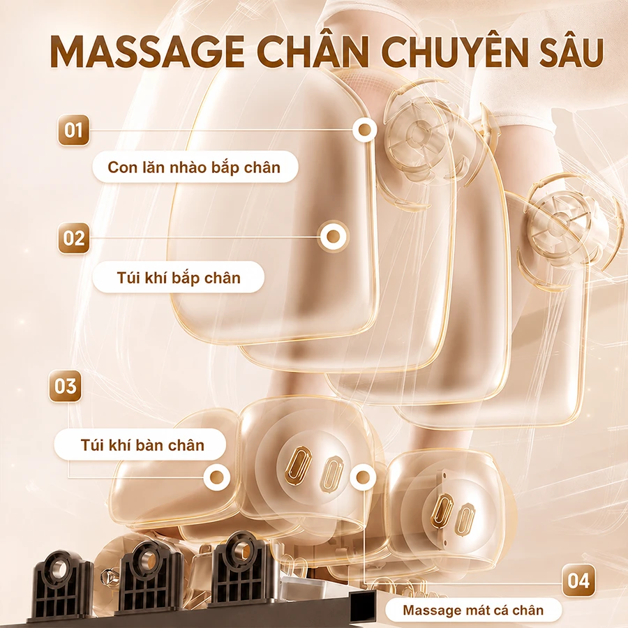 Ghế massage OKACHI JP-I99 xám