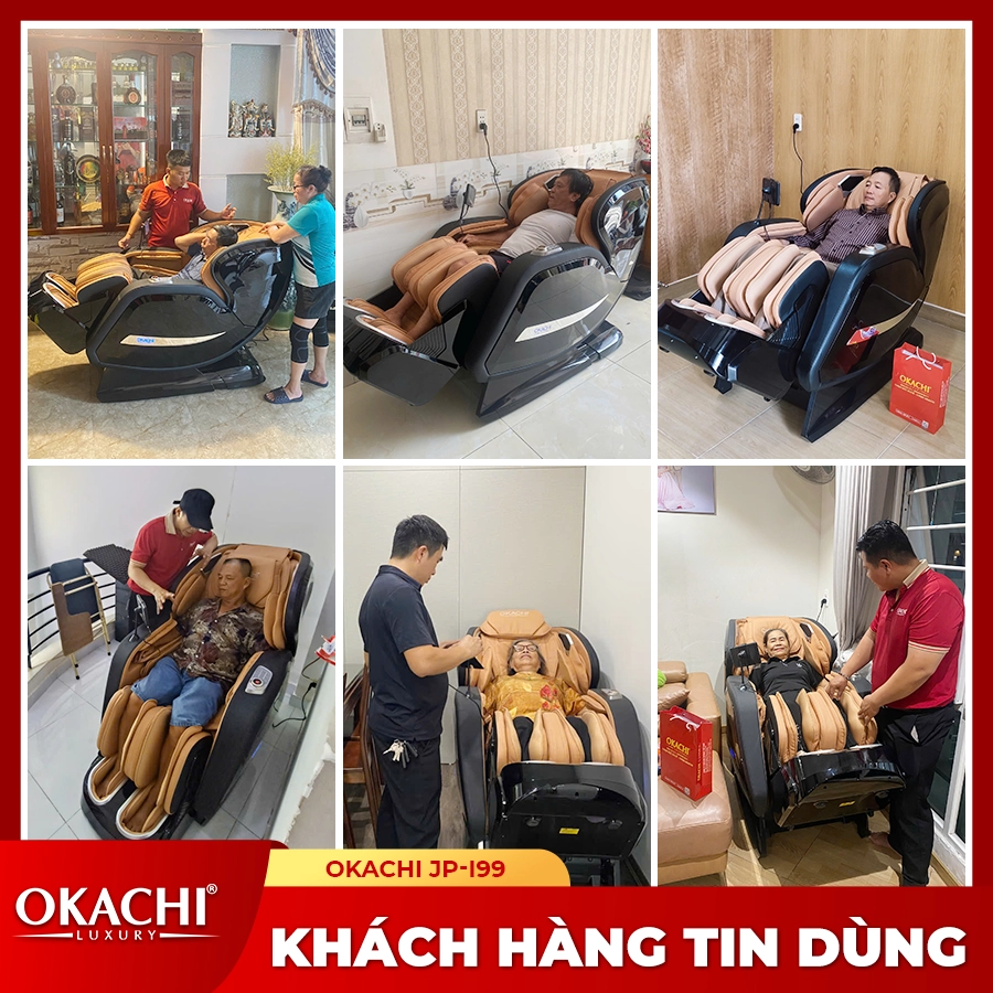 ghế massage okachi được tin dùng