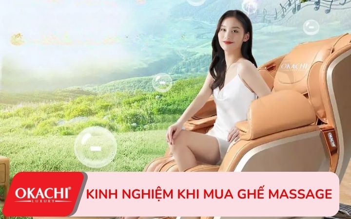kinh nghiệm khi chọn ghế massage