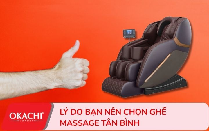 lý do bạn nên mua ghế massage tân bình