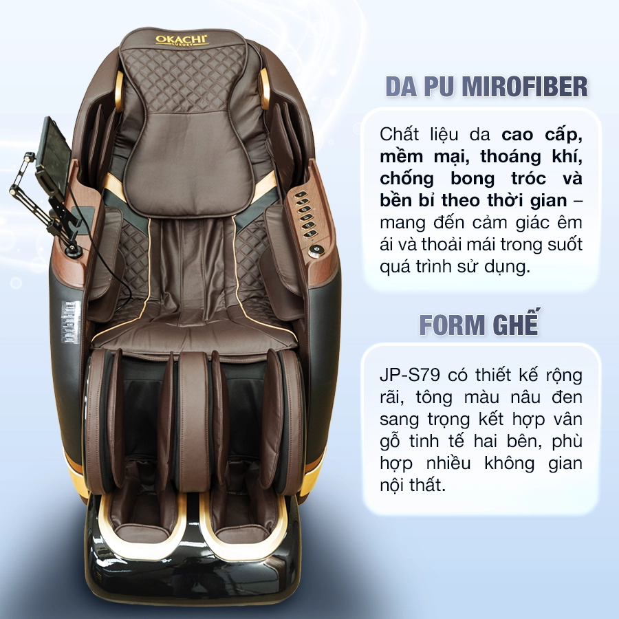 Ghế massage OKACHI Deluxe JP-S79