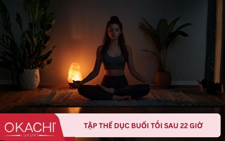 tập thể dục buổi tối sau 22 giờ
