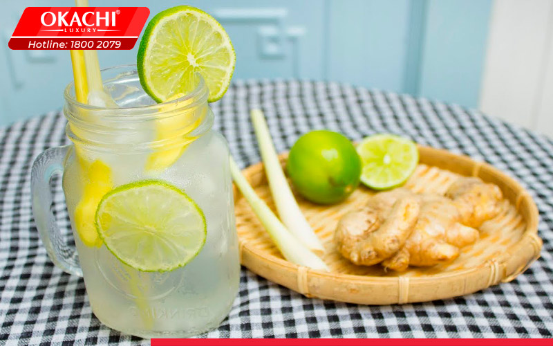 Giảm cân với chanh sả gừng