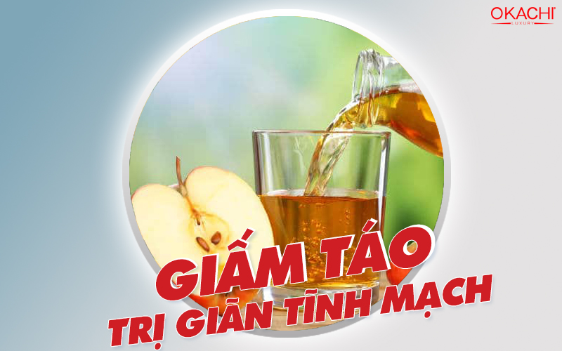 giấm táo trị suy giãn tĩnh mạch