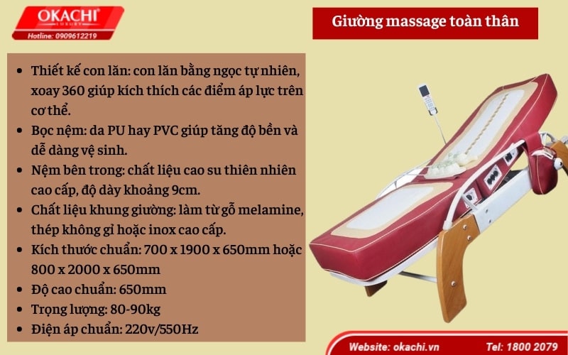 Giường massage toàn thân