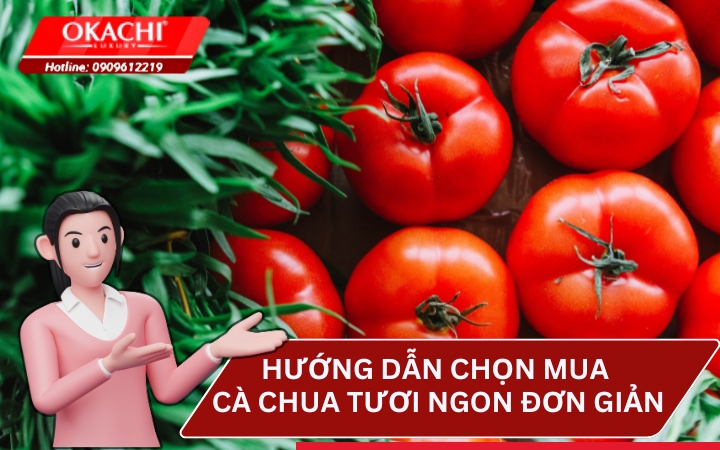 Hướng dẫn chọn mua cà chua tươi ngon đơn giản