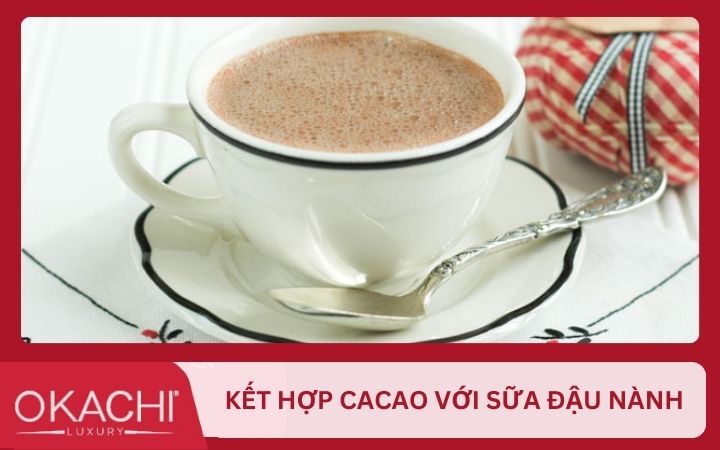 Kết hợp cacao với sữa đậu nành