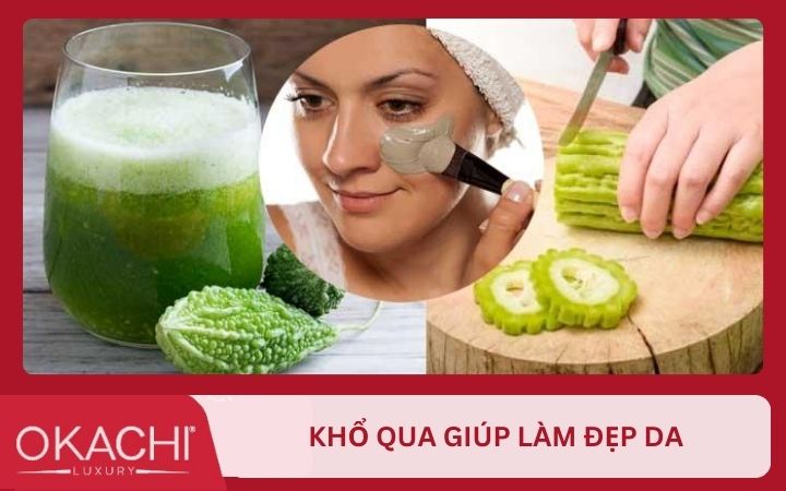Khổ qua giúp làm đẹp da