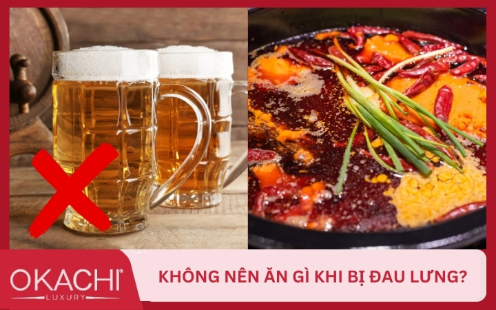 khong nen an gi khi bi dau lung