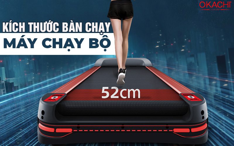 Kích thước bàn chạy máy chạy bộ