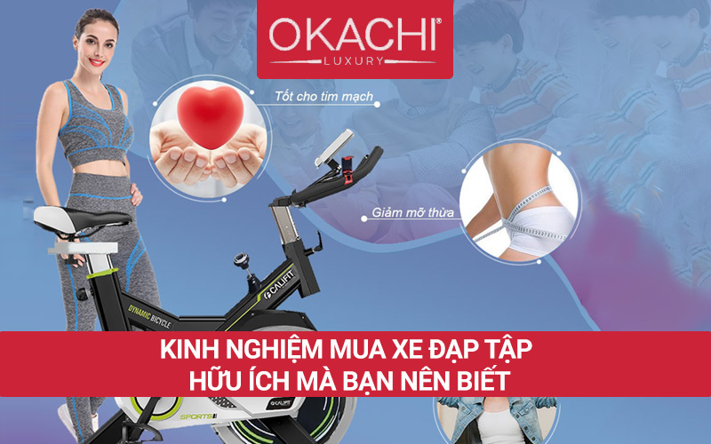 Kinh nghiệm mua xe đạp tập thể dục tại nhà chuẩn chuyên gia
