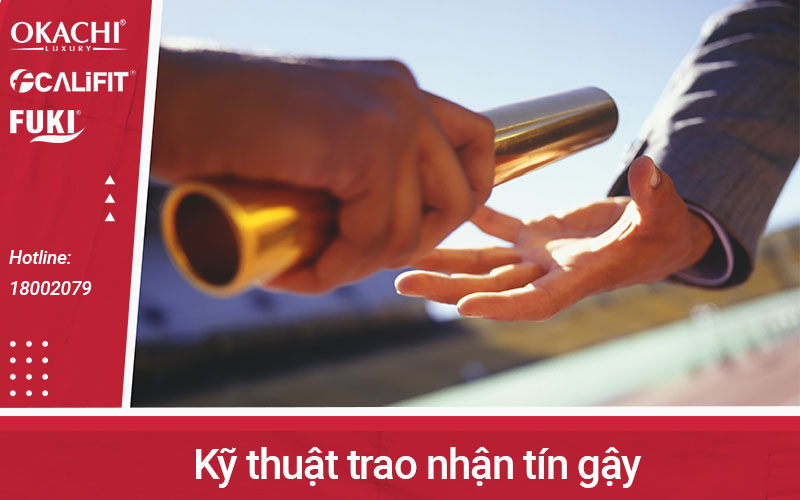Kỹ thuật trao nhận tín gậy trong chạy tiếp sức
