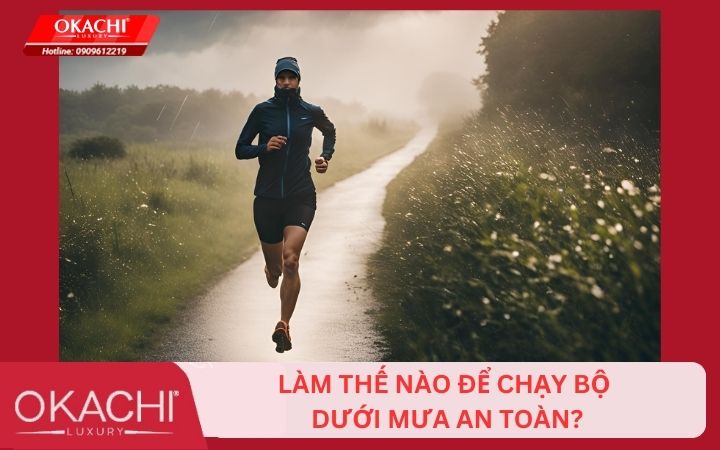 lam the nao de chay bo duoi troi mua an toan