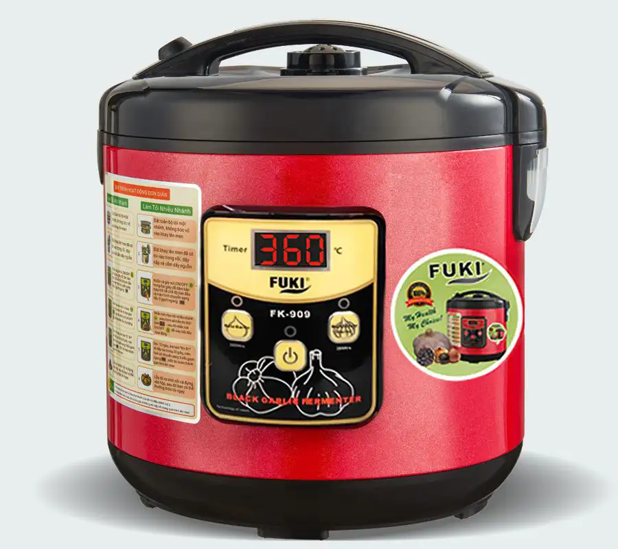 Máy làm tỏi đen Fuki FK-909 dòng cao cấp loại 5L (đỏ mận)