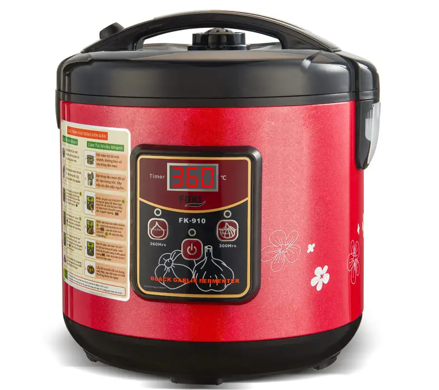 Máy làm tỏi đen FUKI FK-910 hoa văn - 6L (đỏ mận)